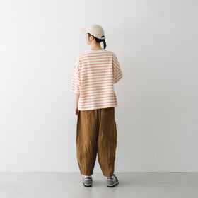 Laboratory ドルマンスリーブデラヴェボーダーTシャツ