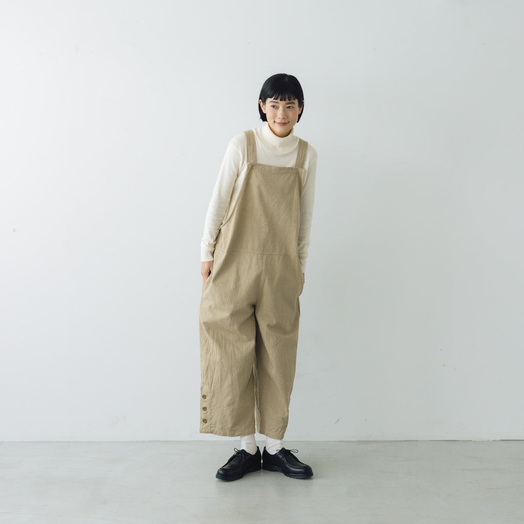 Laboratory LABOUR サロペット ベージュ