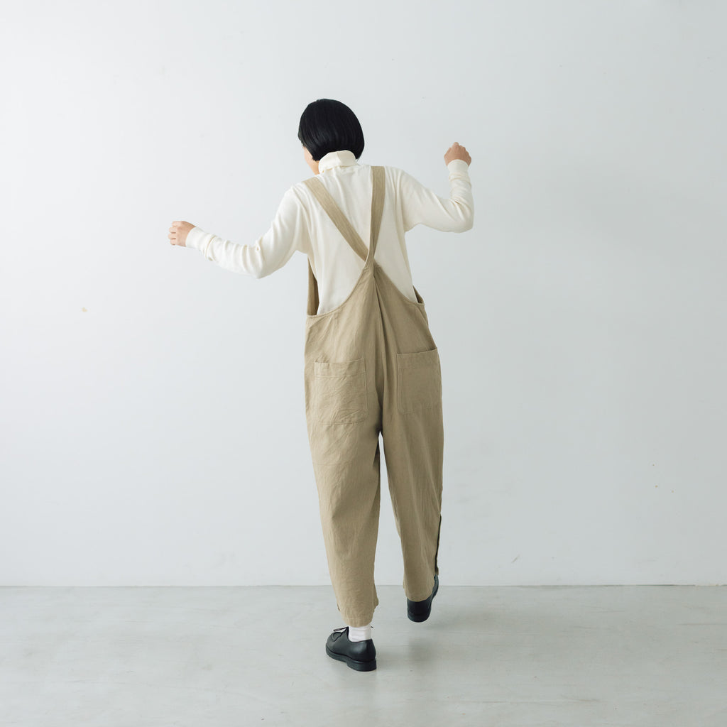 Laboratory LABOUR サロペット ベージュ