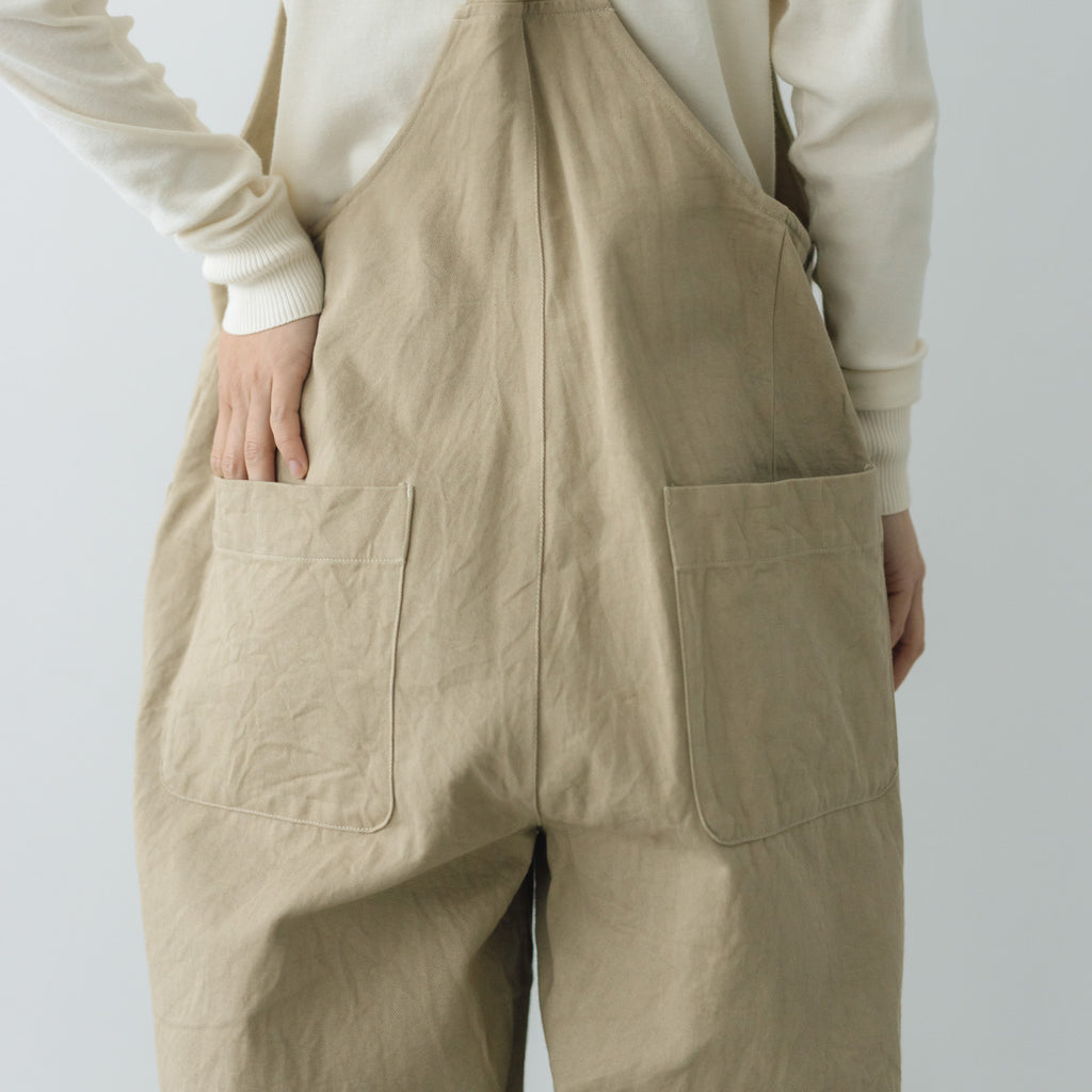 Laboratory LABOUR サロペット ベージュ