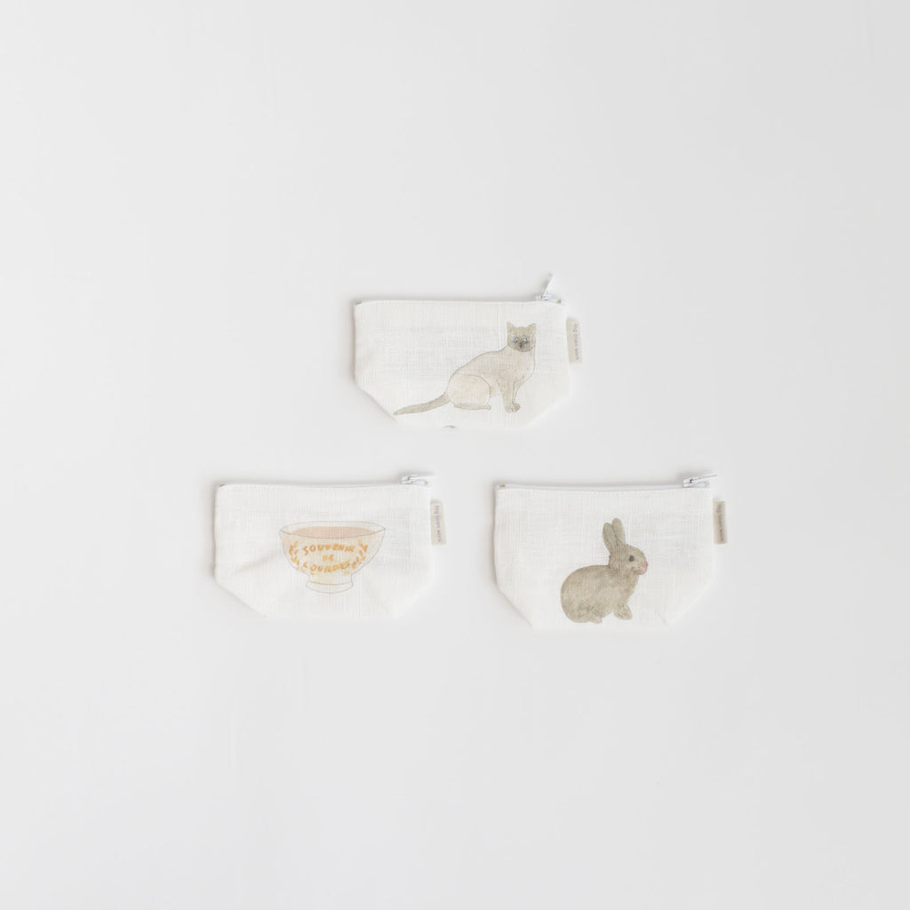 fog linen work isabelle boinot  ミニポーチ
