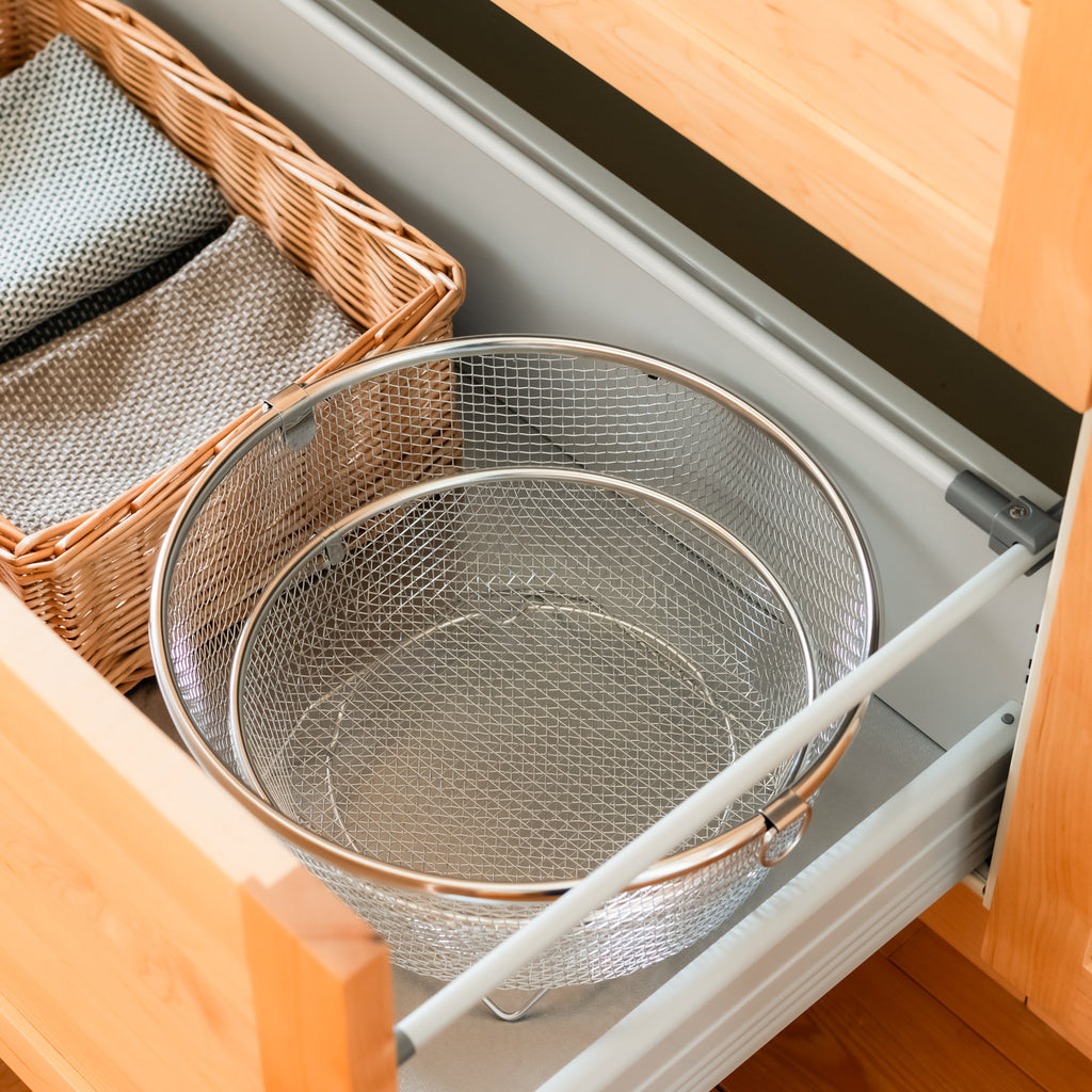 すっきり暮らす水切かご(丸)