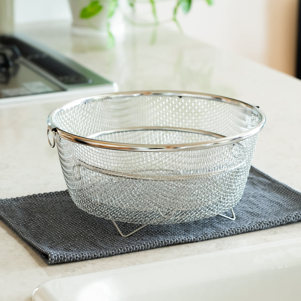 すっきり暮らす水切かご(丸)