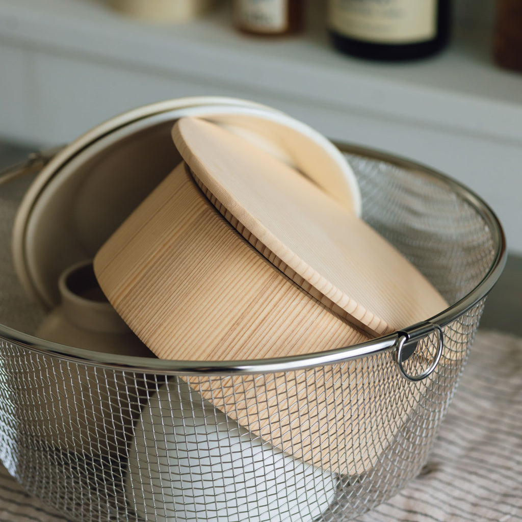 すっきり暮らす水切かご(丸)