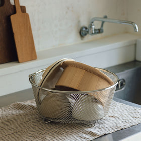 すっきり暮らす水切かご(丸)