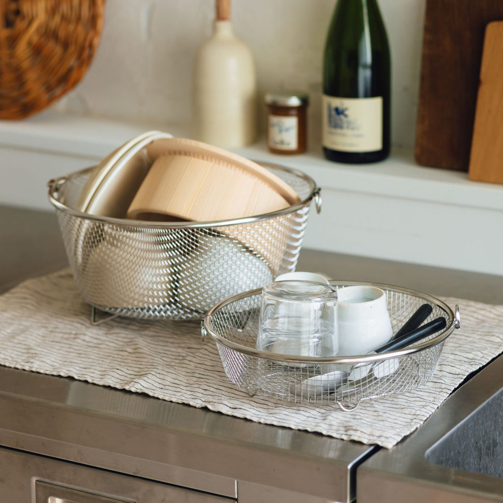 すっきり暮らす水切かご(丸)