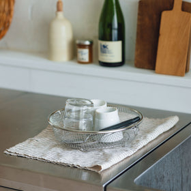 すっきり暮らす水切かご(丸)