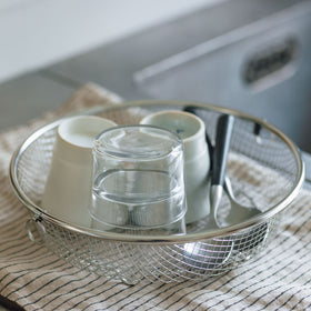 すっきり暮らす水切かご(丸)