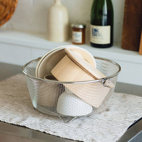 すっきり暮らす水切かご(丸)