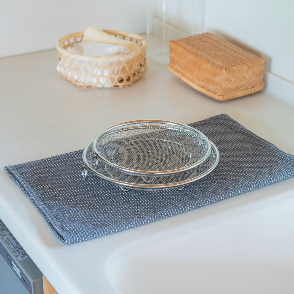 すっきり暮らす盆ざる 持ち上げフック付