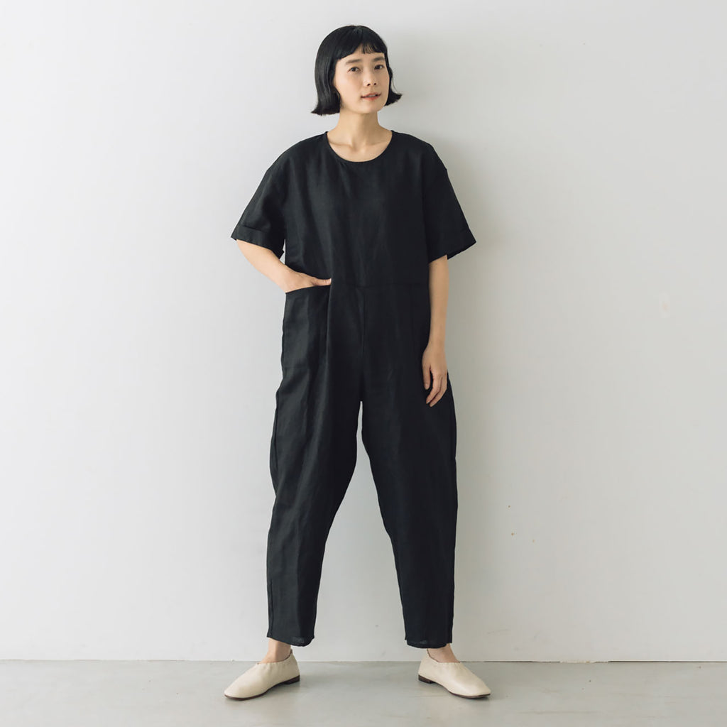 fog linen work ルミ ジャンプスーツ ブラック