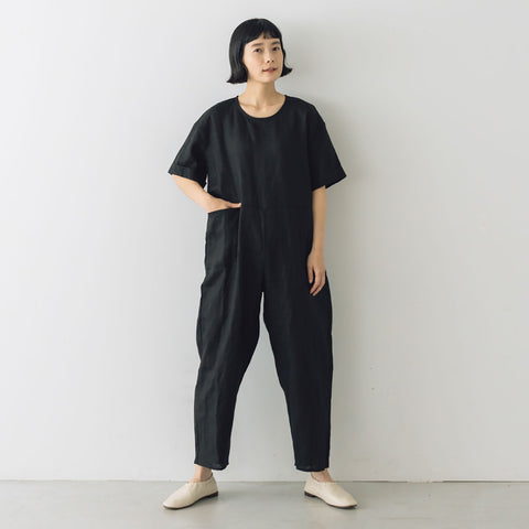 fog linen work ルミ ジャンプスーツ ブラック