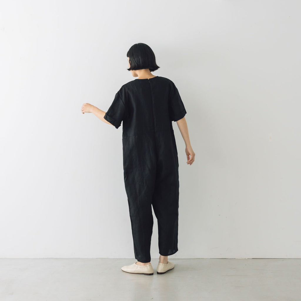fog linen work ルミ ジャンプスーツ ブラック