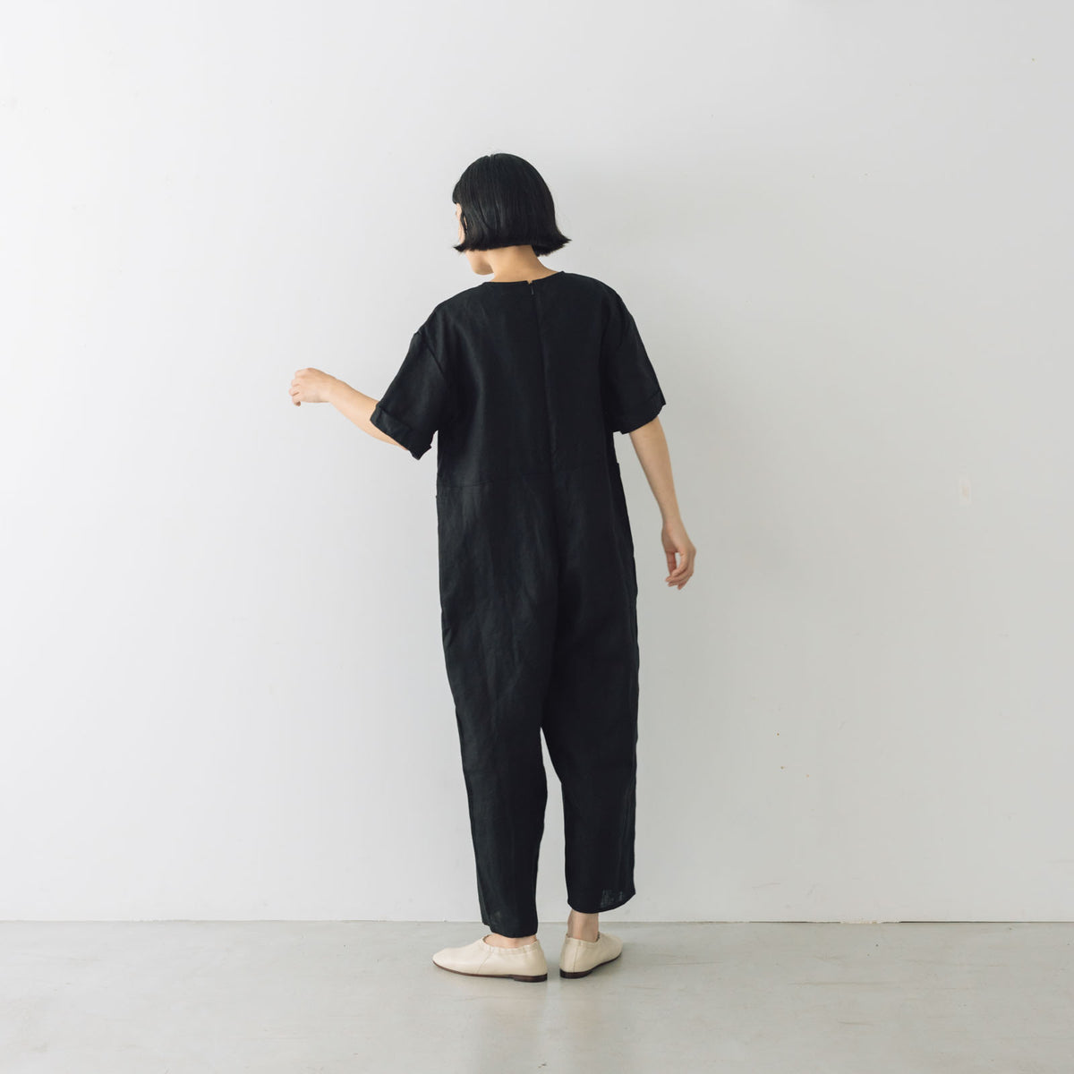 foglinenwork ベック　ジャンプスーツ　アシェ foglinenwork ベック ジャンプスーツ アシェ - メルカリ