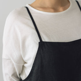 fog linen work マリ サロペット ブラック