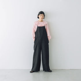 fog linen work マリ サロペット ブラック