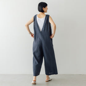 【SALE】 fog linen work アリヤジャンプスーツ