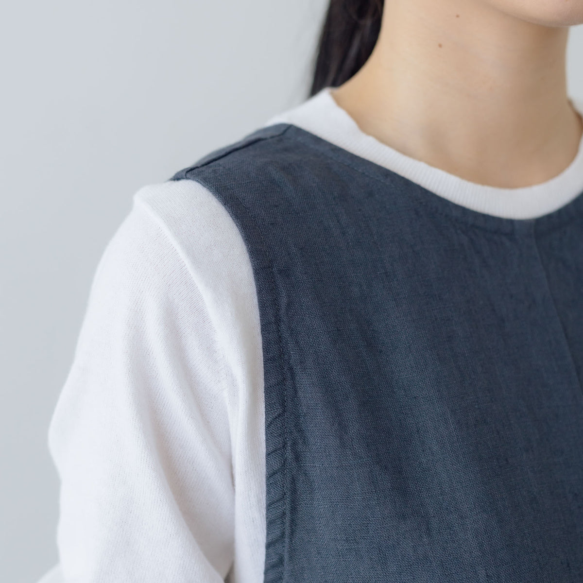 fog linen work ジャンプスーツ　ベック　ブラック Fog Linen Work（フォグリネンワーク）ジュリエッタ ジャンプスーツ