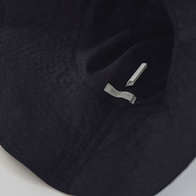 fog linen work リネン アトリン ハット ブラック