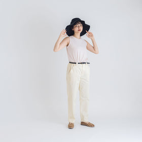 fog linen work リネン アトリン ハット ブラック