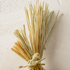 しめ飾り 宝珠稲穂三段