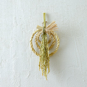 しめ飾り 鯉目御縁 白