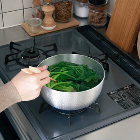 中尾アルミ製作所 打出ヤットコ鍋 ガス火用