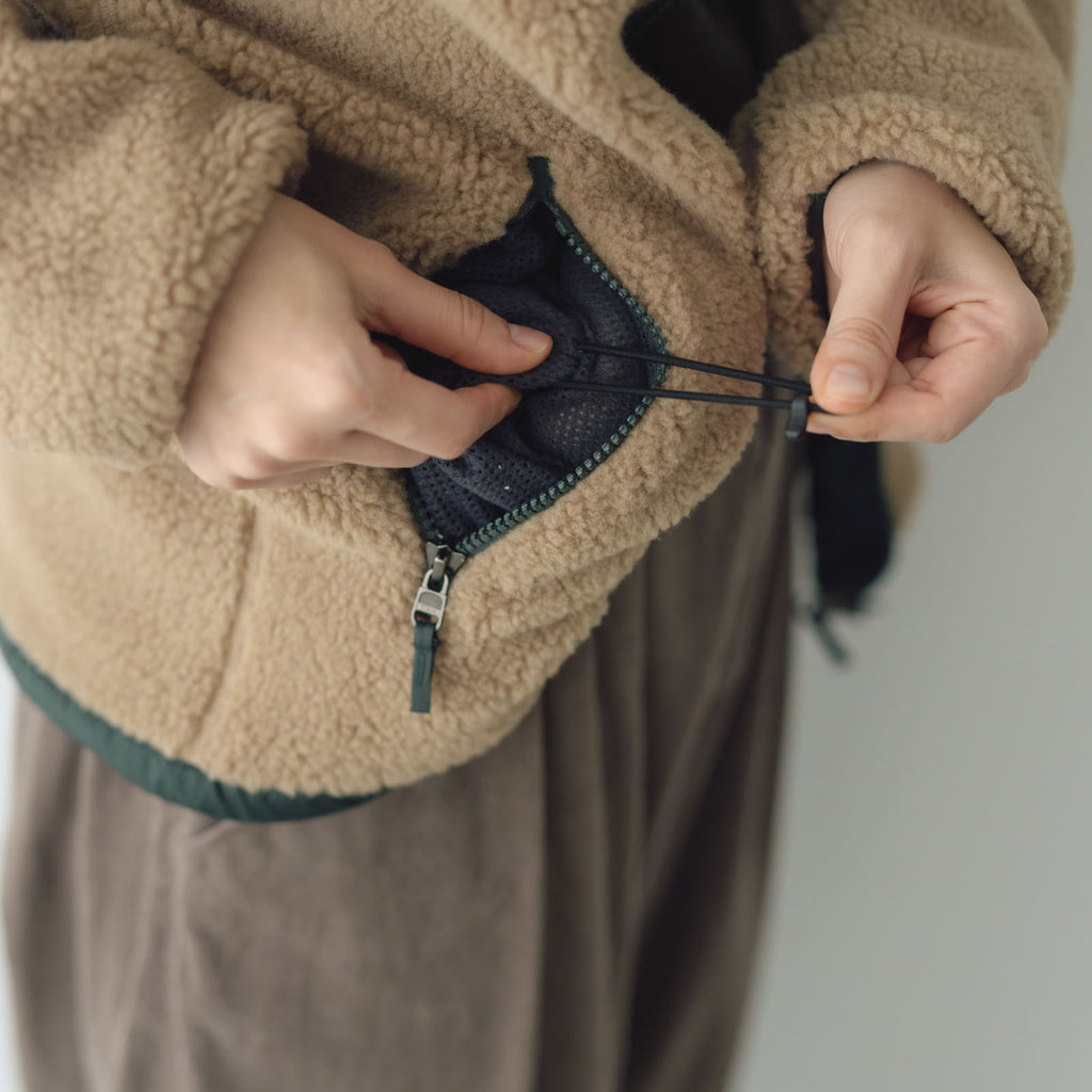 THE NORTH FACE リバーシブルエクストリームパイルフリースジャケット クラシックカーキ×アルパイン(XS)