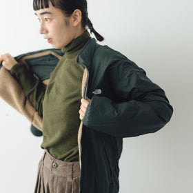 THE NORTH FACE リバーシブルエクストリームパイルフリースジャケット クラシックカーキ×アルパイン(XS)