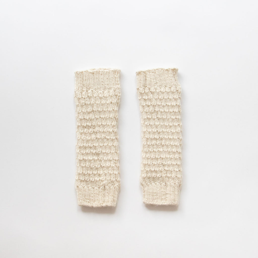 odnu ALPACA LEG-WARMER ホワイト