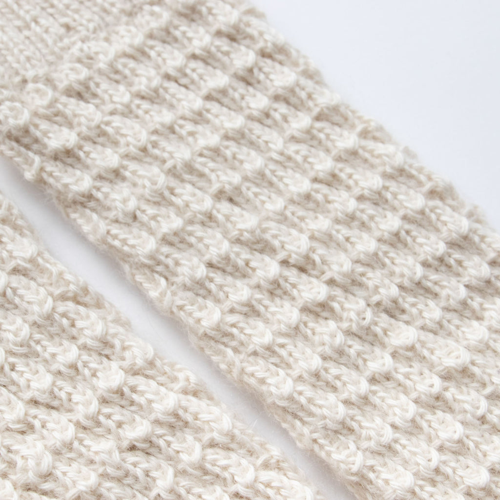 odnu ALPACA LEG-WARMER ホワイト