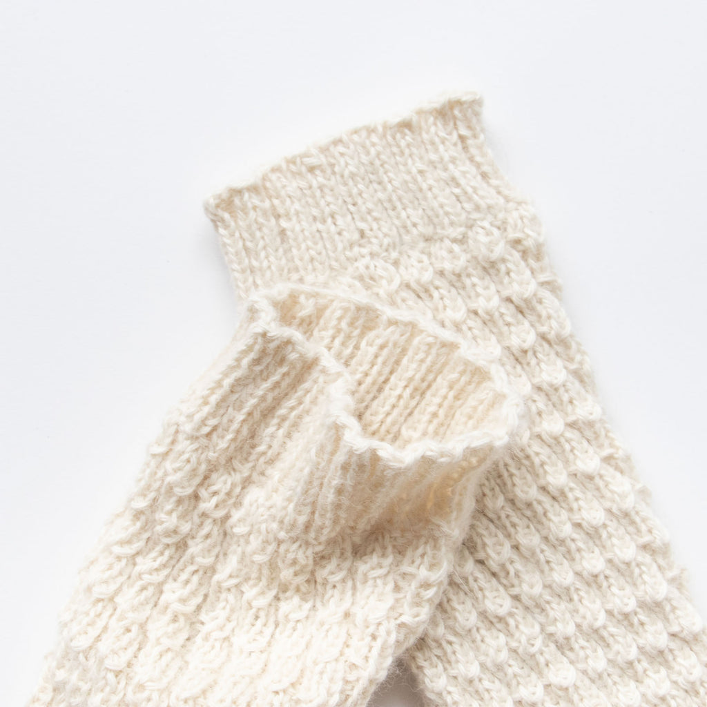 odnu ALPACA LEG-WARMER ホワイト