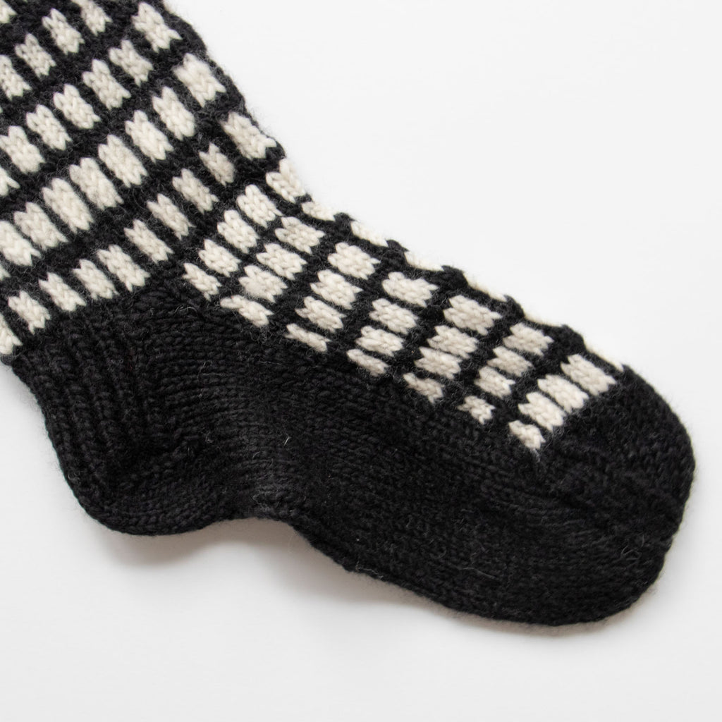 odnu MERINO GRID ROOM SOCKS