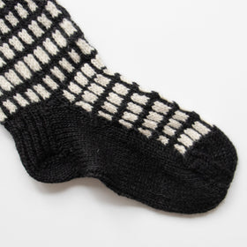 odnu MERINO GRID ROOM SOCKS