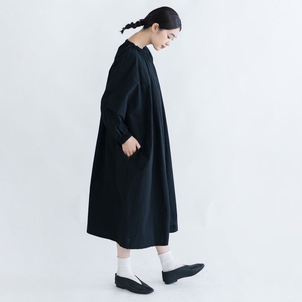 pot and tea スモックボリュームワンピース