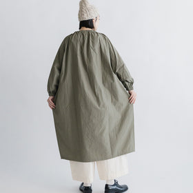 pot and tea スモックボリュームワンピース