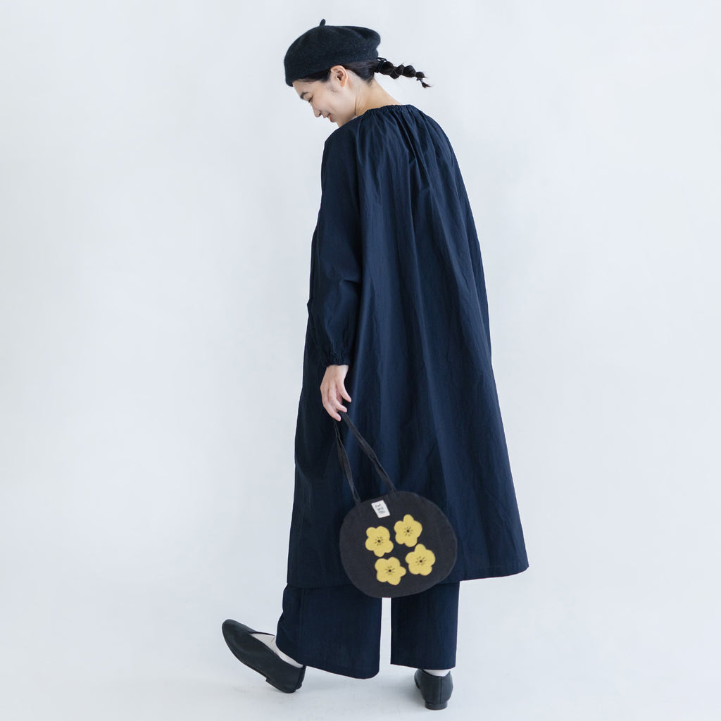 pot and tea スモックボリュームワンピース