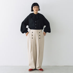 MAGALI オーガニックコットン マリンパンツ オートミール