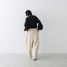 MAGALI オーガニックコットン マリンパンツ オートミール