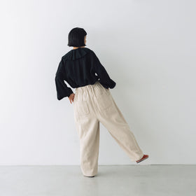 MAGALI オーガニックコットン マリンパンツ オートミール