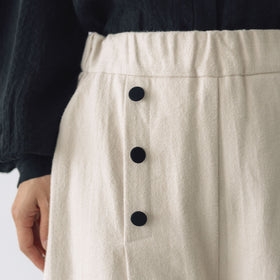 MAGALI オーガニックコットン マリンパンツ オートミール