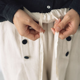 MAGALI オーガニックコットン マリンパンツ オートミール