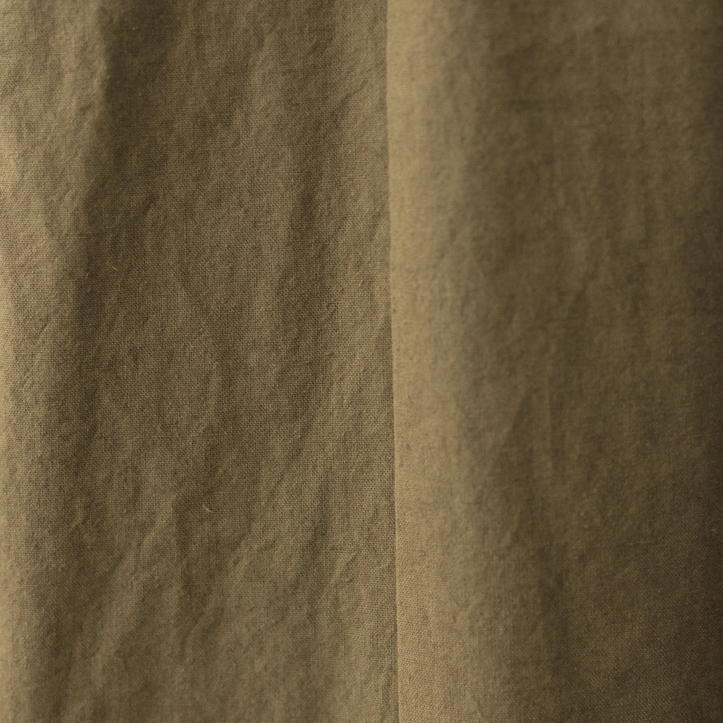 MAGALI コットンリネン アンティークキャンバス フラップパンツ