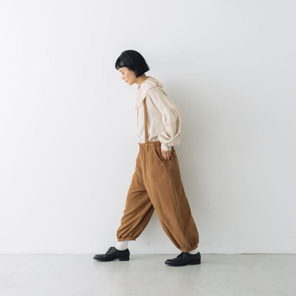 MAGALI 天日干しコットンコーデュロイ バルーンパンツ