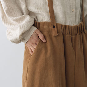MAGALI 天日干しコットンコーデュロイ バルーンパンツ