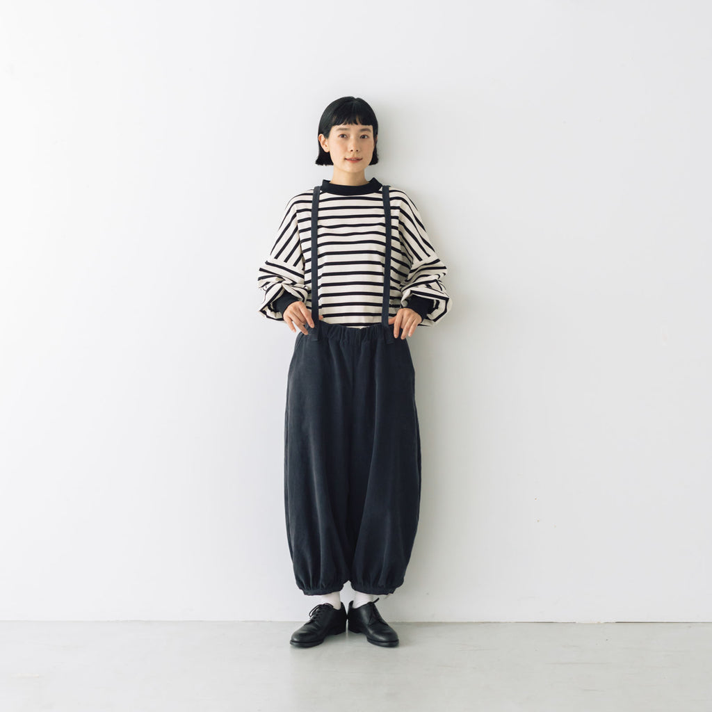 MAGALI 天日干しコットンコーデュロイ バルーンパンツ