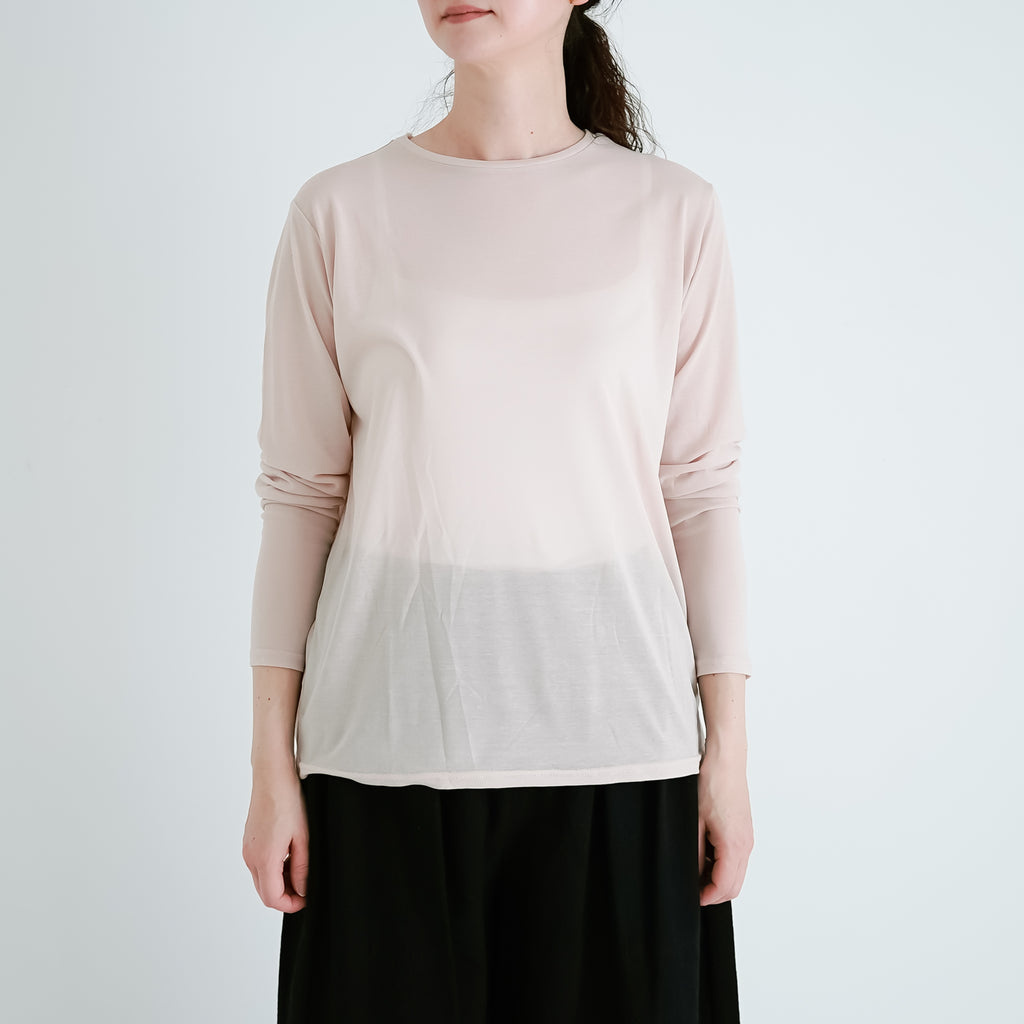 ROBE de PEAU リラックスシアープルオーバー