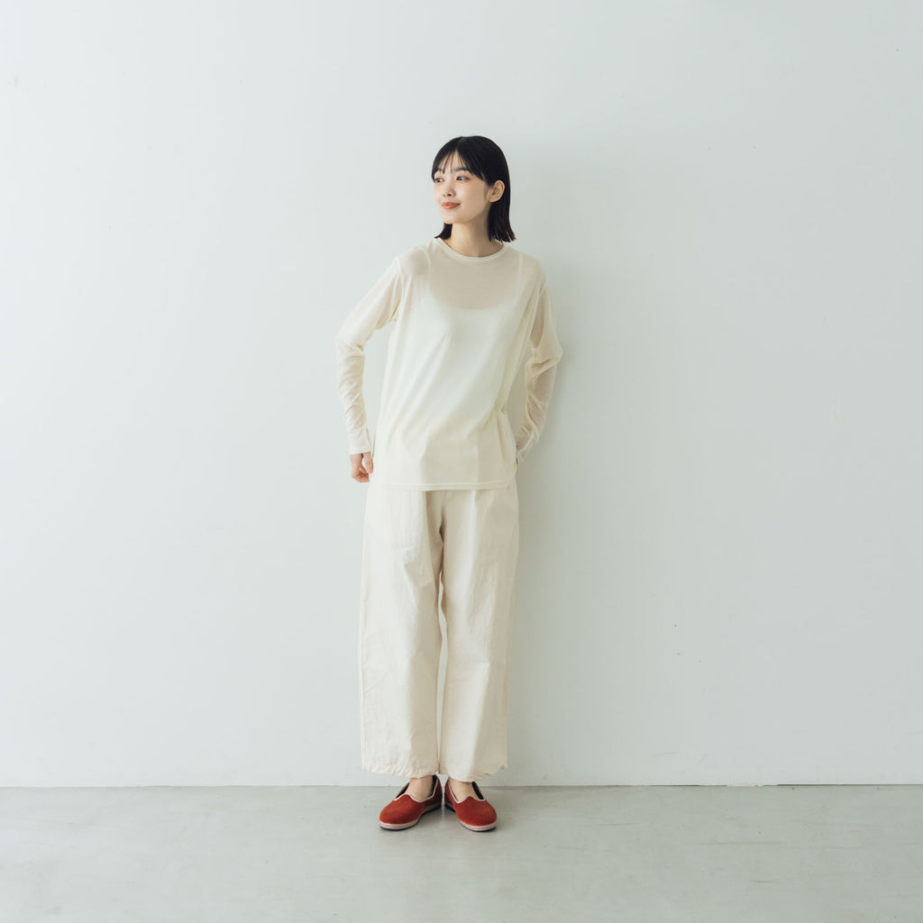 ROBE de PEAU リラックスシアープルオーバー