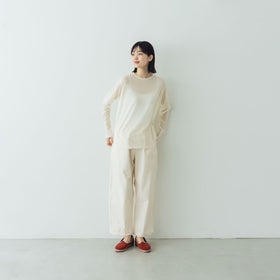 ROBE de PEAU リラックスシアープルオーバー