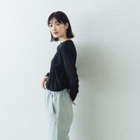 ROBE de PEAU リラックスシアープルオーバー